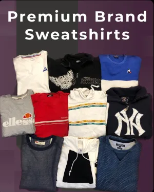 Only premium brand Sweatshirts including polo Ralph lauren lacoste carhartt Nike and other brands & vintage pcs