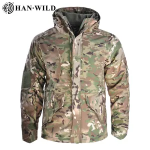 Outdoor Tactical Jacket Thermal Hunting Clothes Men Military Clothing Winter Hooded Coats