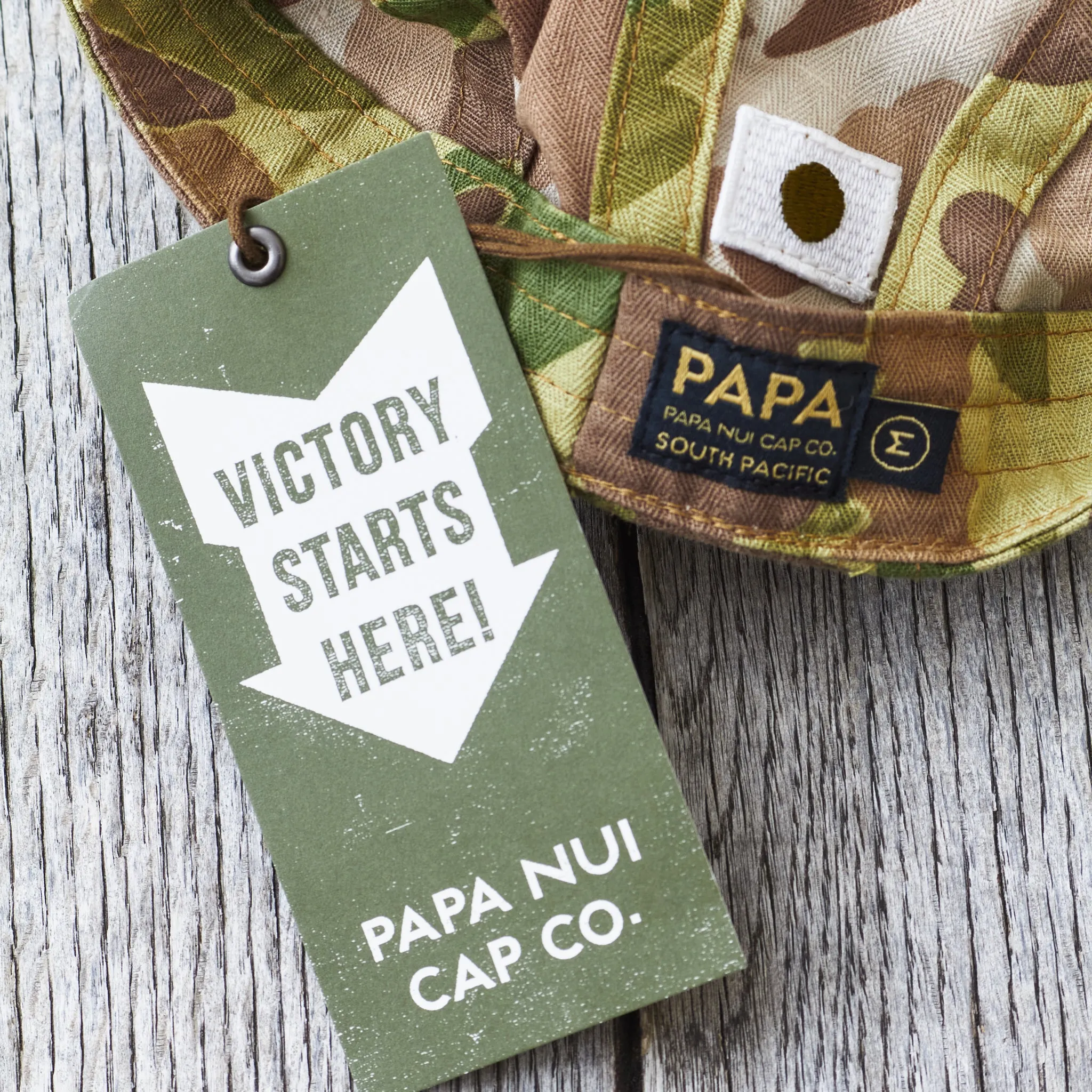 Papa Nui Cap Co. Hellcat Cap Frogskin Camo