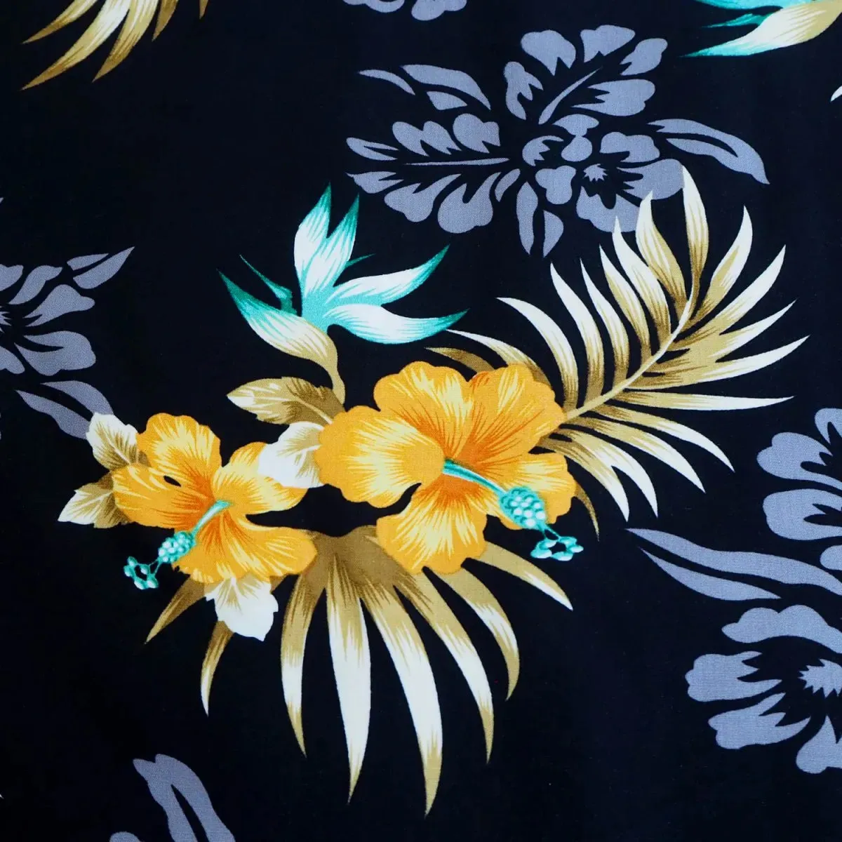 passion black hawaiian lady blouse