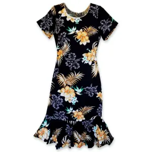 Passion Black Laka Hawaiian Dress