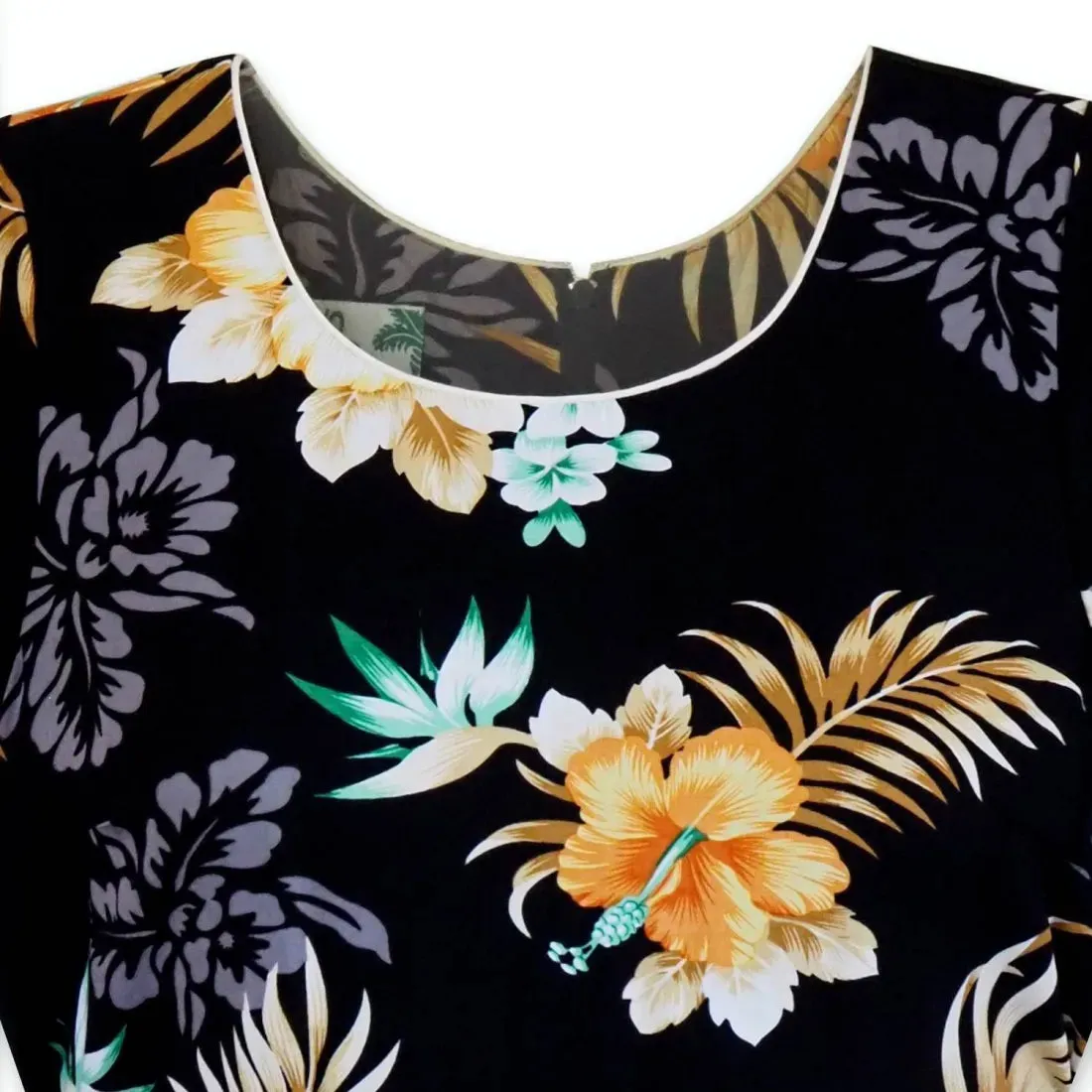 Passion Black Laka Hawaiian Dress