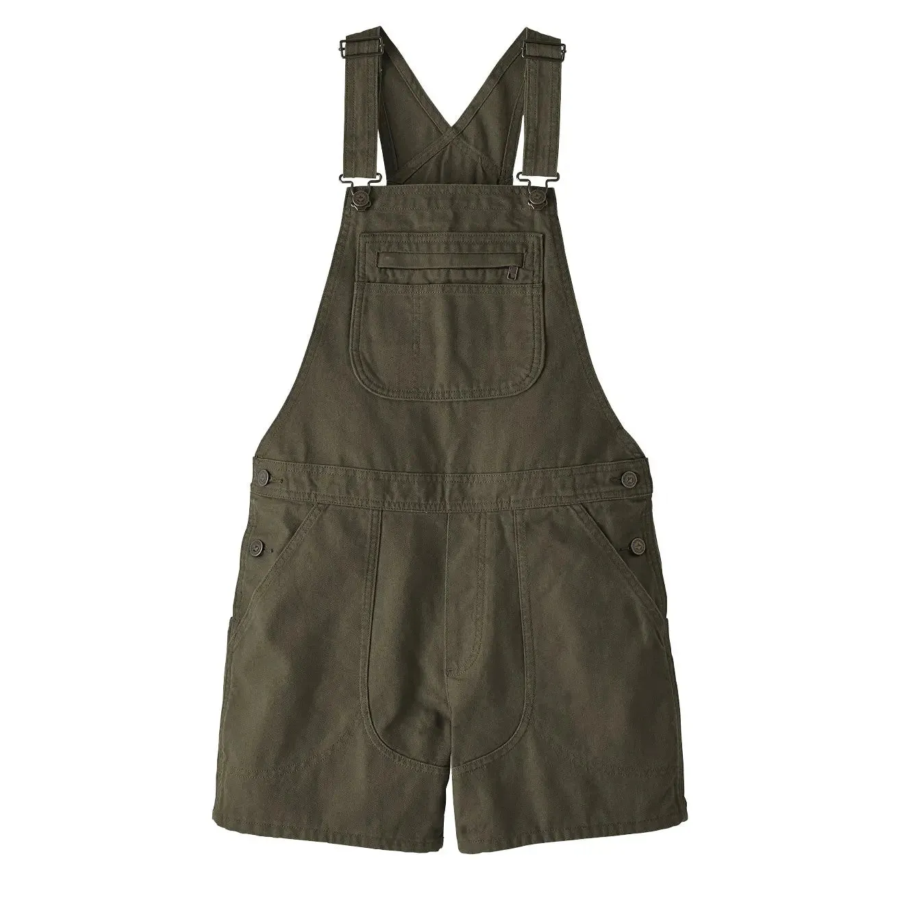 Patagonia Womens Stand Up Overalls 5 Inch Basin Green