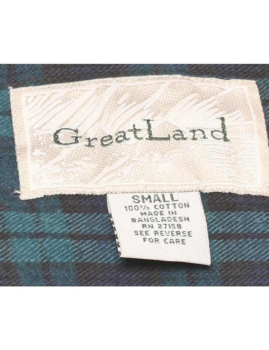 Patchwork Checked Shirt - S