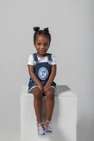 Pearlette - Denim Lace Overalls
