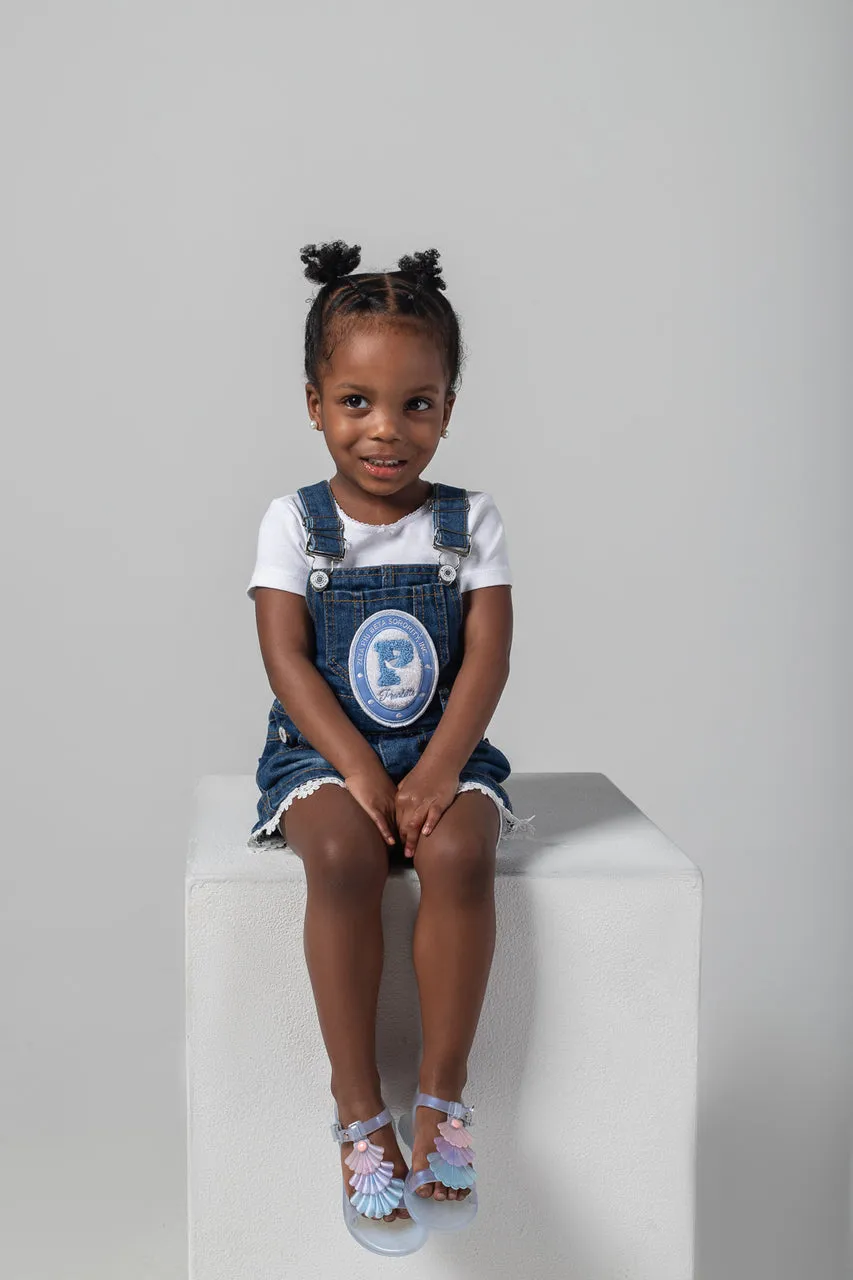 Pearlette - Denim Lace Overalls