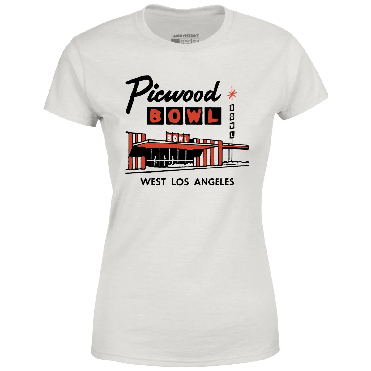 Picwood Bowl - Los Angeles, CA - Vintage Bowling Alley - Women's T-Shirt