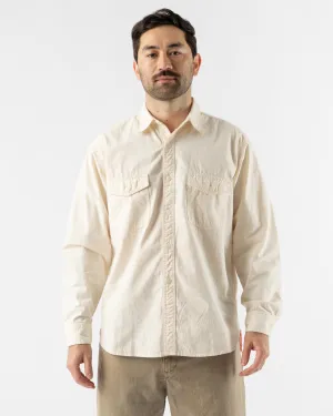 Pilgrim Surf   Supply Rucker Chambray Shirt in Natural