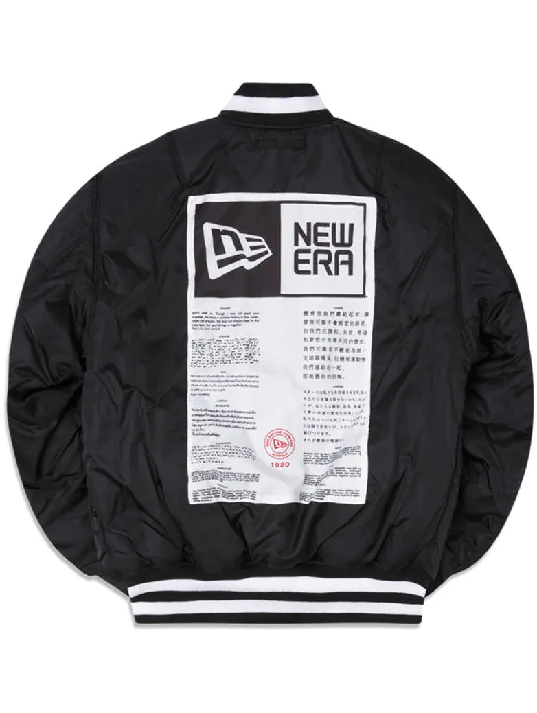 PITTSBURGH STEELERS MEN'S NEW ERA ALPHA INDUSTRIES REVERSIBLE BOMBER JACKET