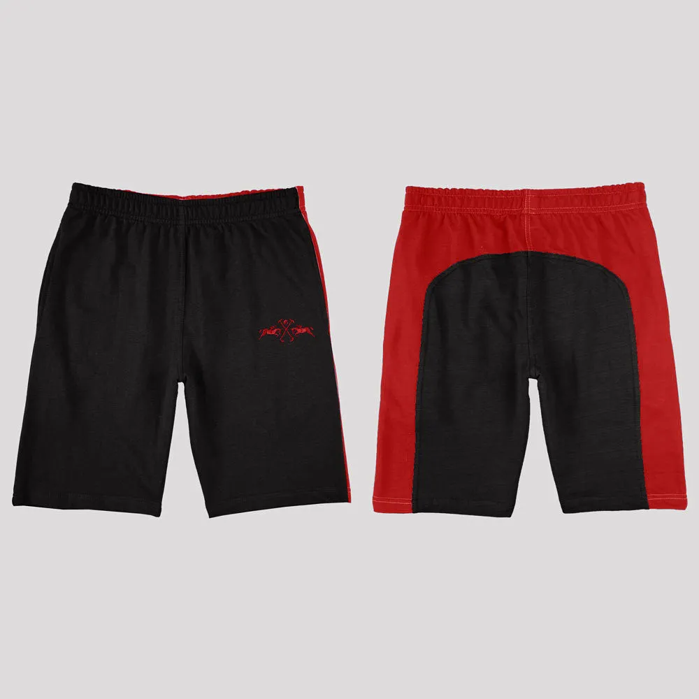 Polo Republica Men's Double Pony Embroidered Terry Shorts