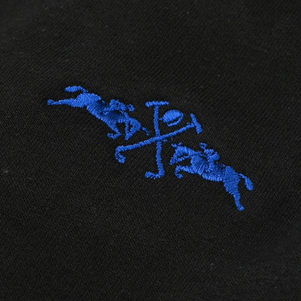 Polo Republica Men's Double Pony Embroidered Terry Shorts
