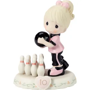 Precious Moments Age 10 Girl Figurine - Blonde