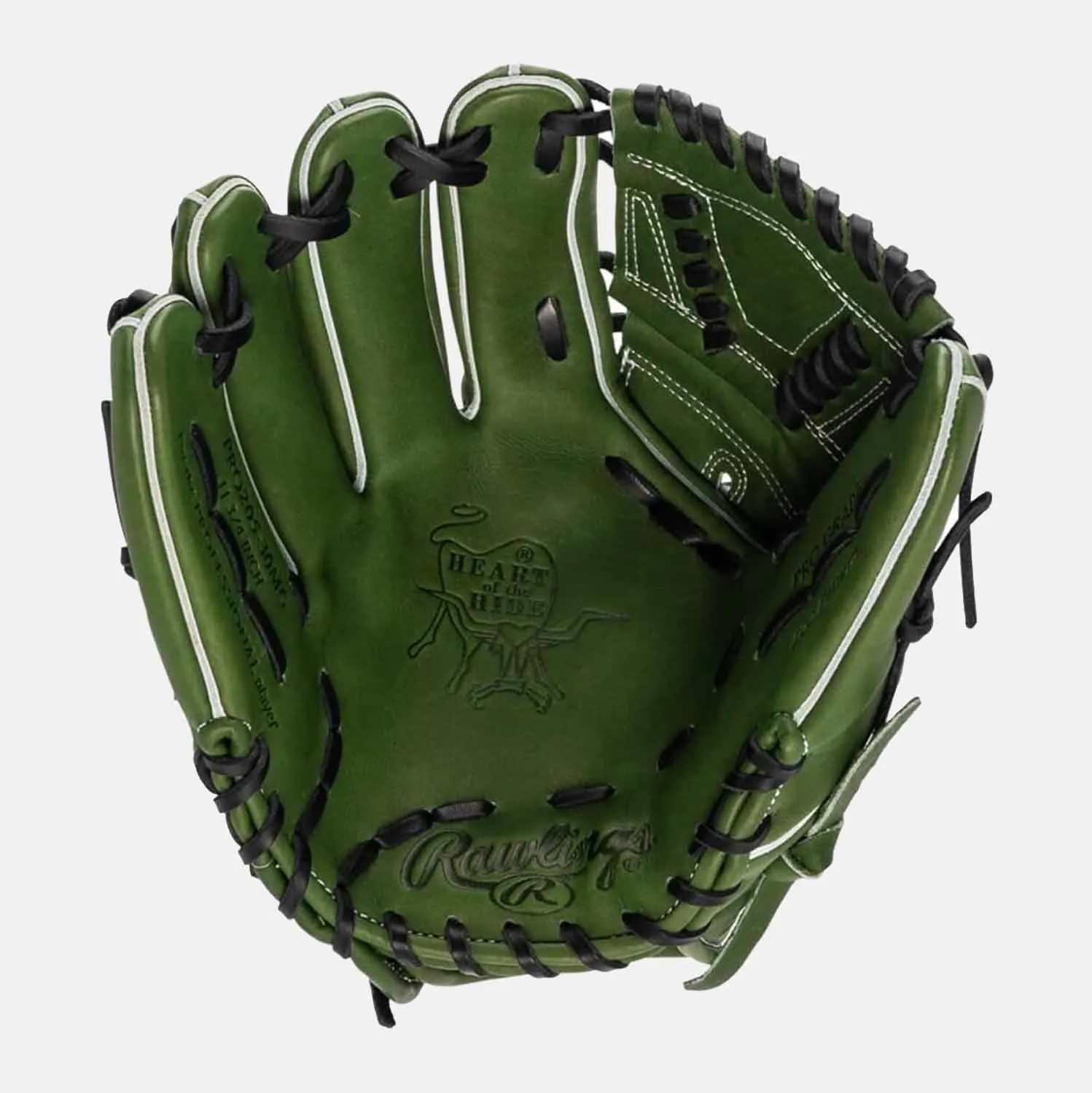 PRO205-30MG Heart of the Hide Military Green 11.75 Glove, Right Hand Thrower