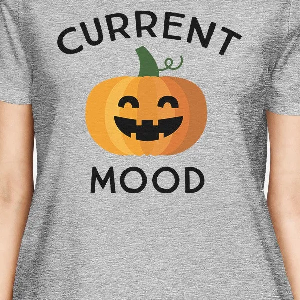 Pumpkin Current Mood Womens Grey Shirt