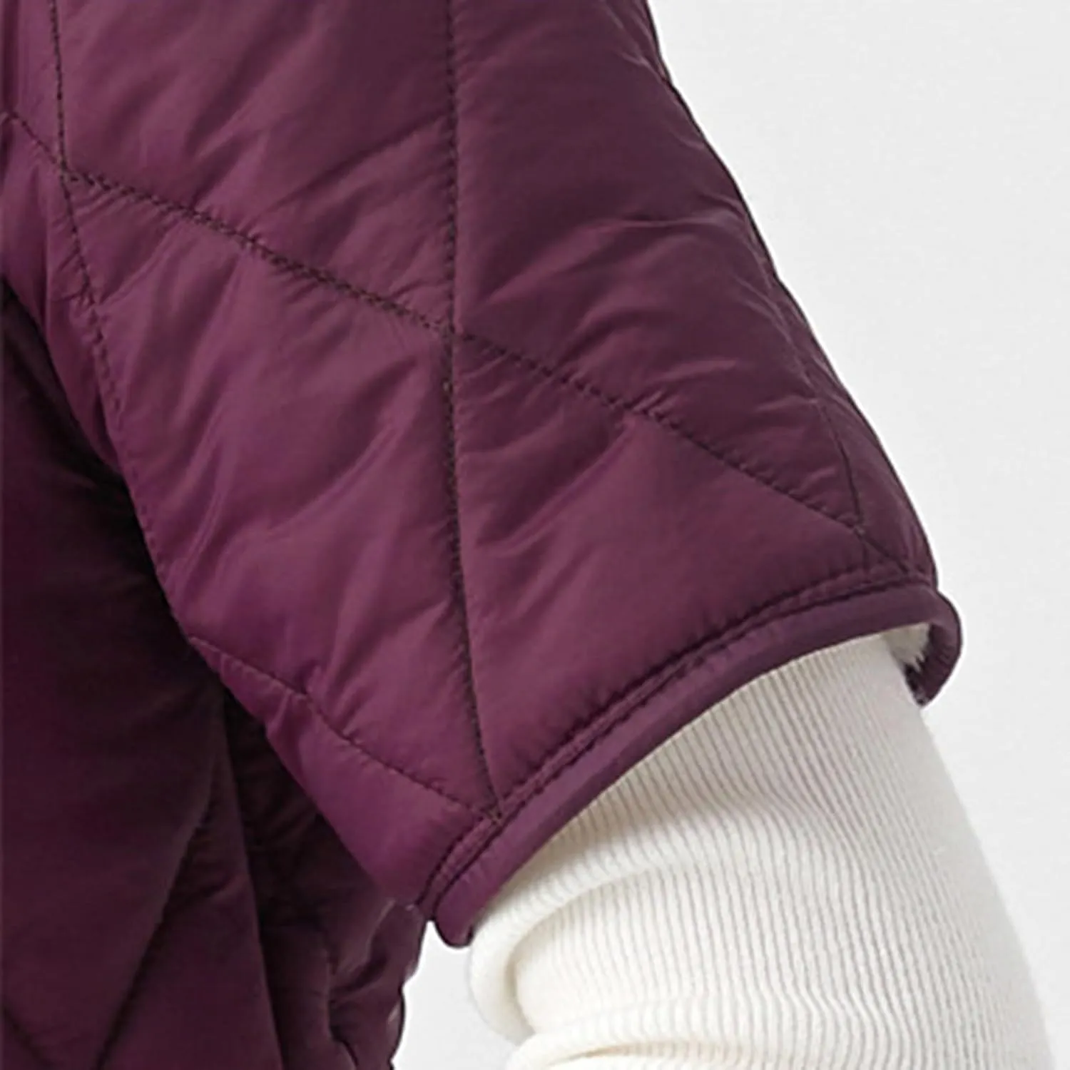 Quilted Jackets for Women Lightweight Short Sleeve Petite Puffer Down Jacket Parkas Button Fleece Sherpa Winter Coat