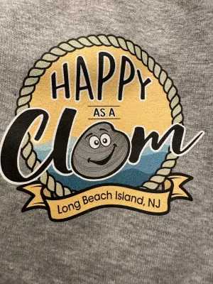 "Happy as a Clam" -LBI Onesies and T-Shirts