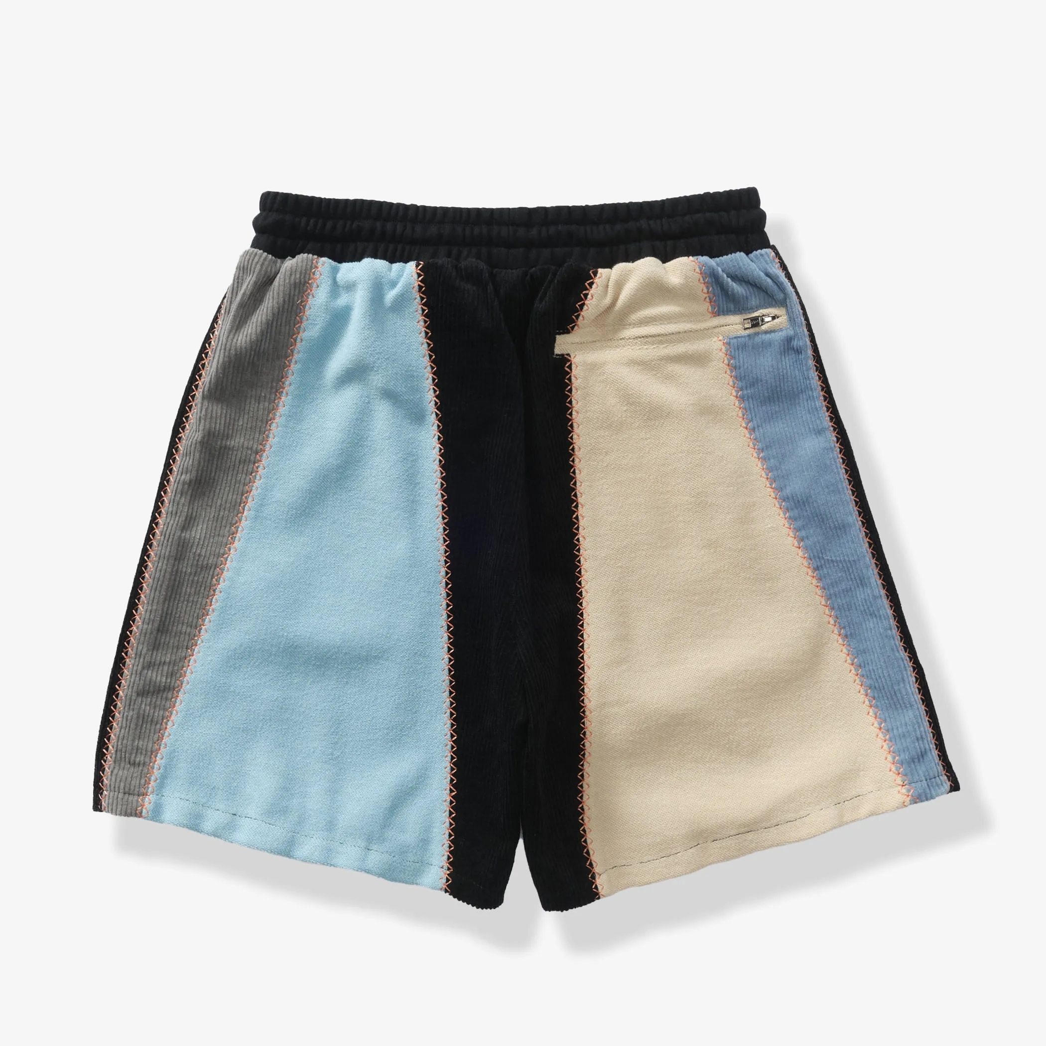 "Slicer" Panel Shorts (baby blue/sand)