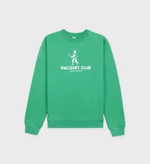 Racquet Club Crewneck - Grass