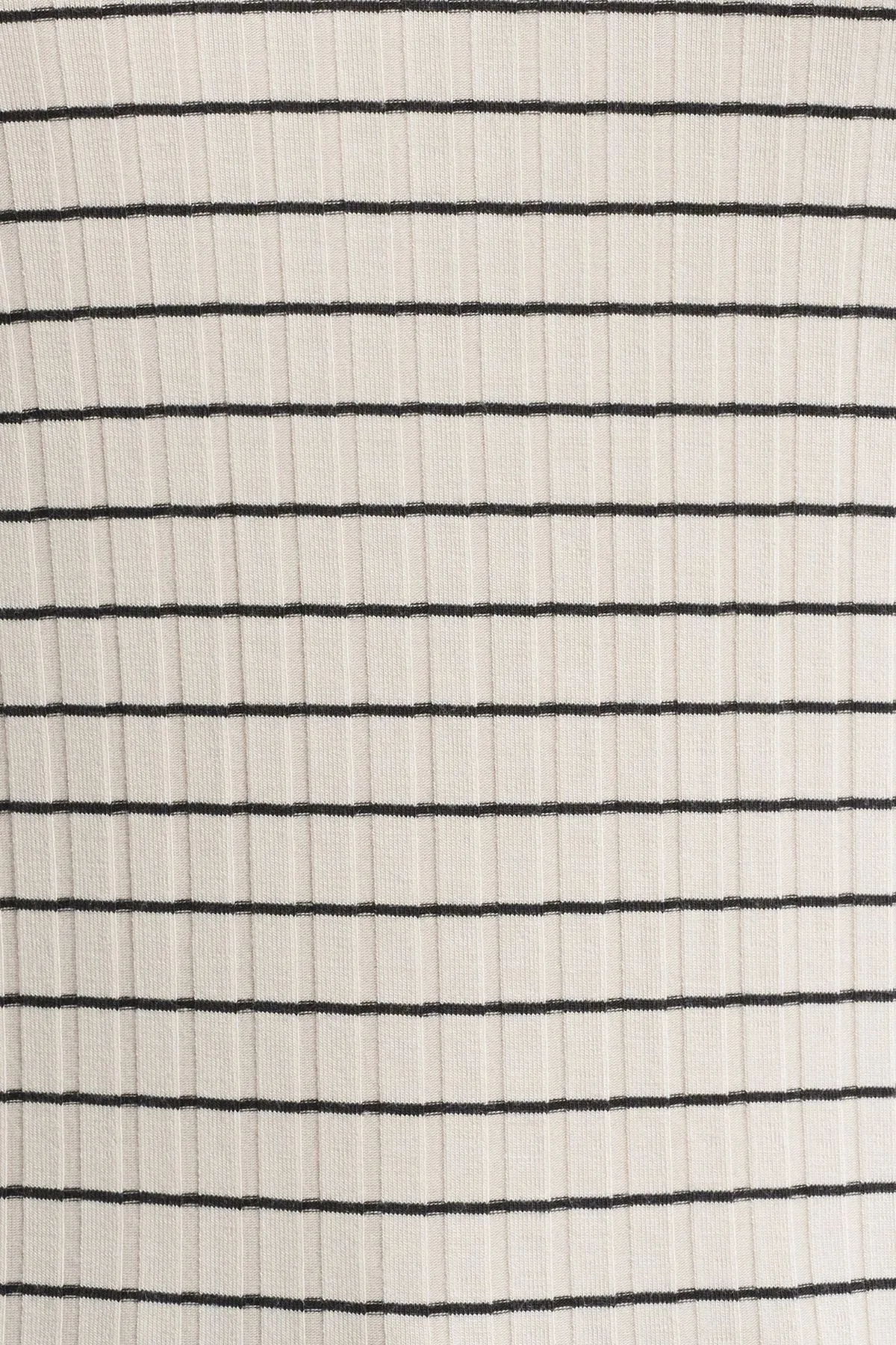 Rag & Bone Luca Stripe Rib Tee - Ivory Multi