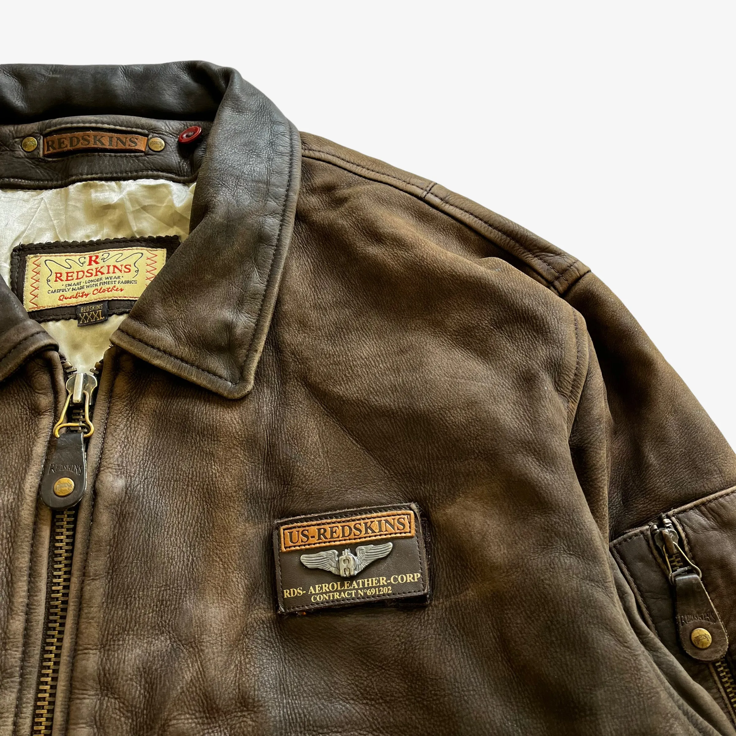 Redskins RDS Aero Leather Pilot Jacket