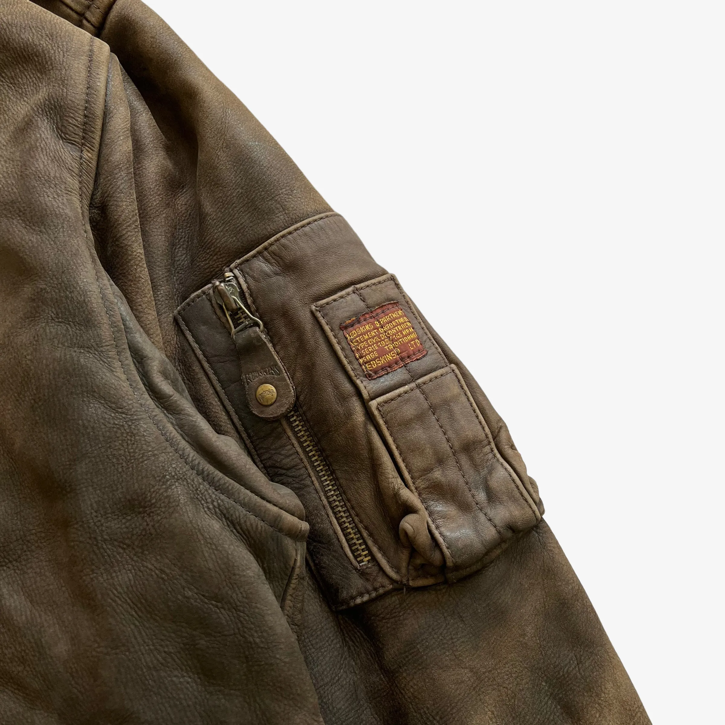Redskins RDS Aero Leather Pilot Jacket