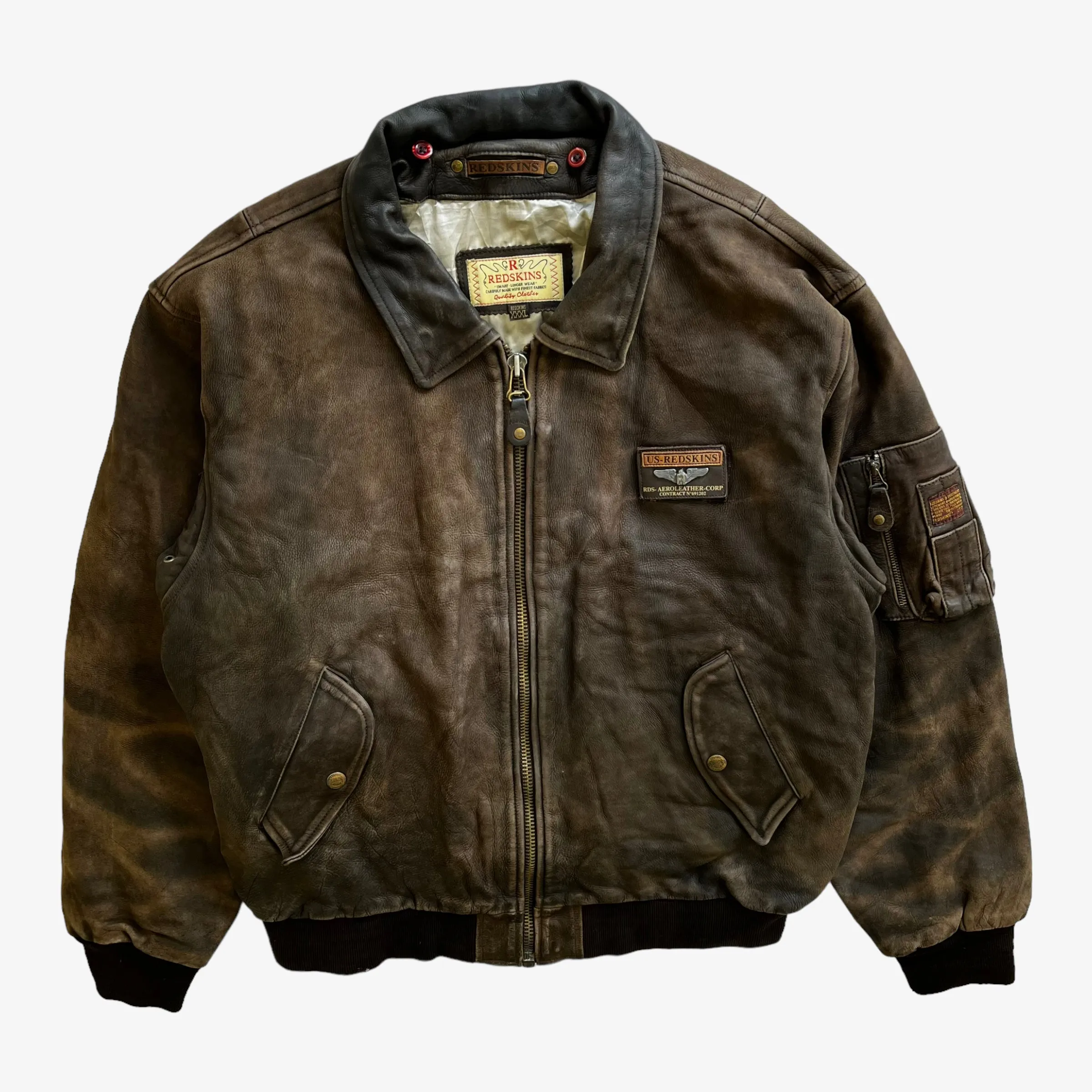 Redskins RDS Aero Leather Pilot Jacket
