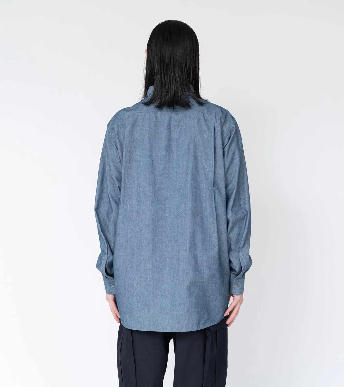 Regular Collar Chambray Shirt