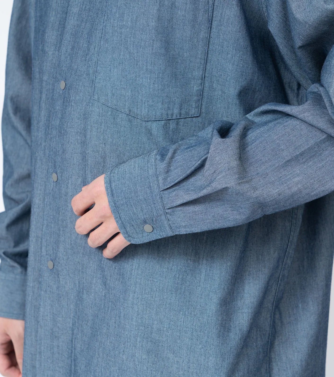 Regular Collar Chambray Shirt