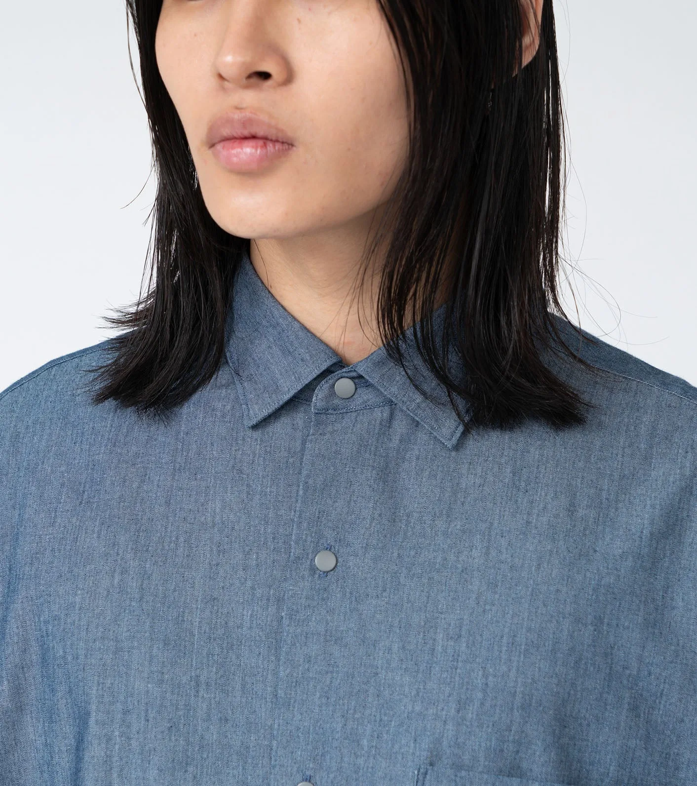 Regular Collar Chambray Shirt