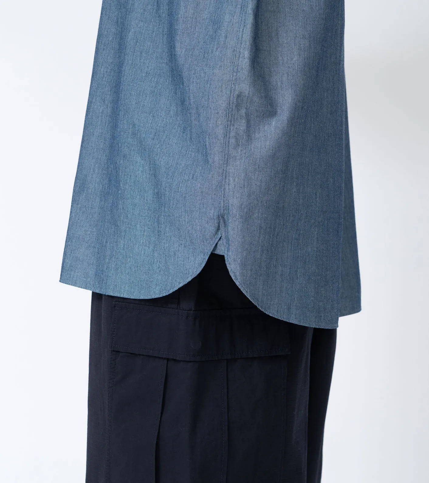 Regular Collar Chambray Shirt