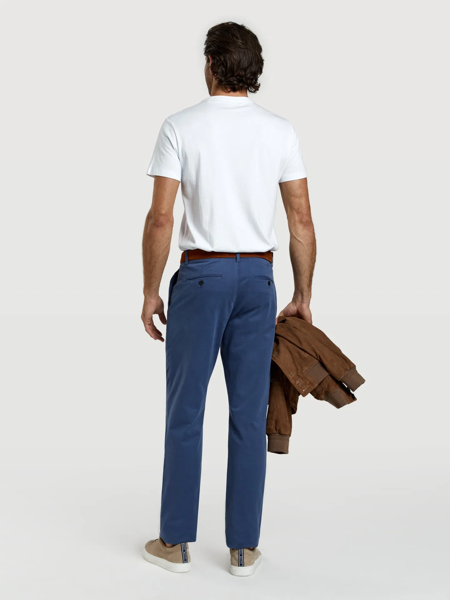Regular fit basic chino trousers