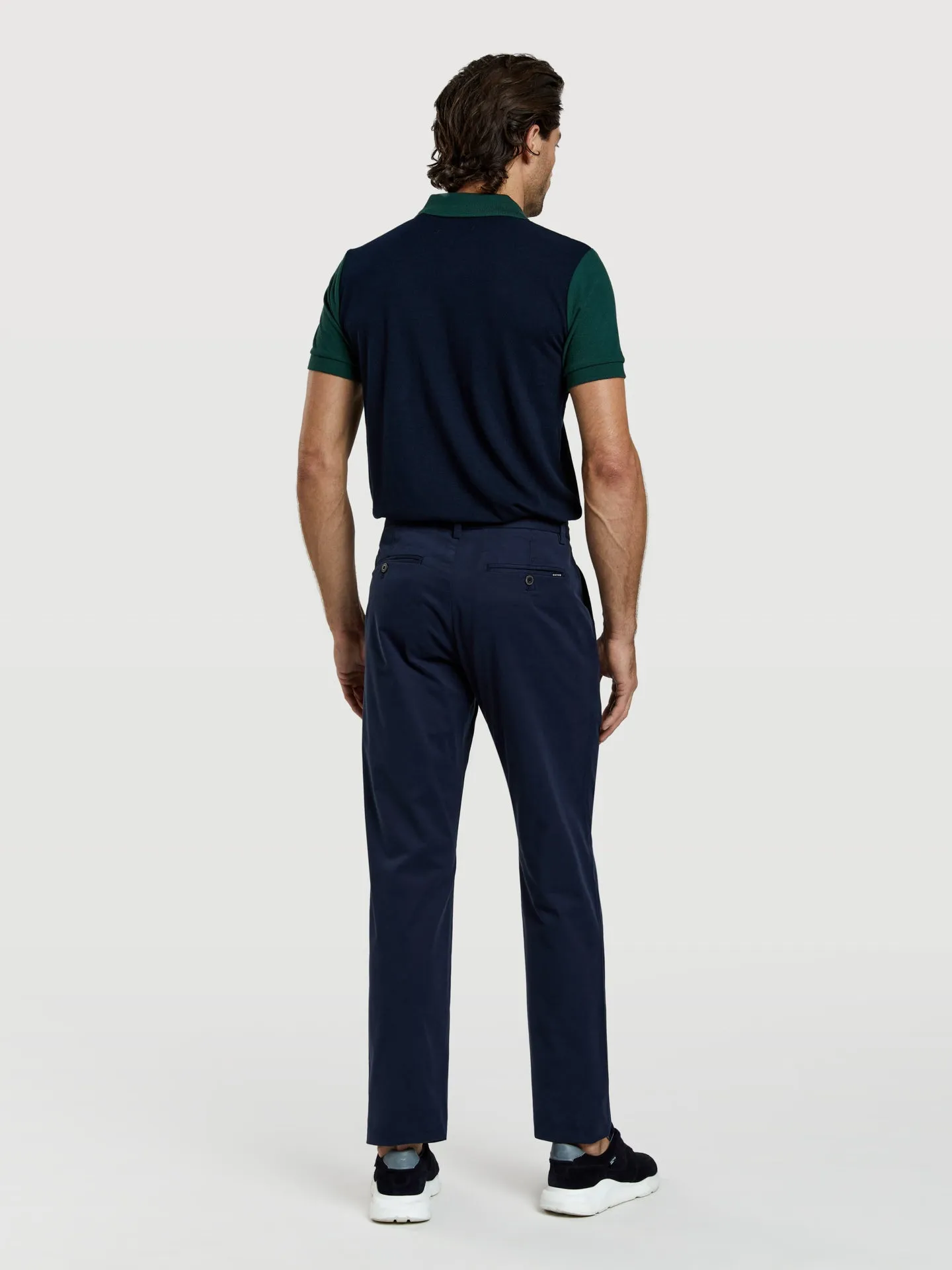 Regular fit basic chino trousers