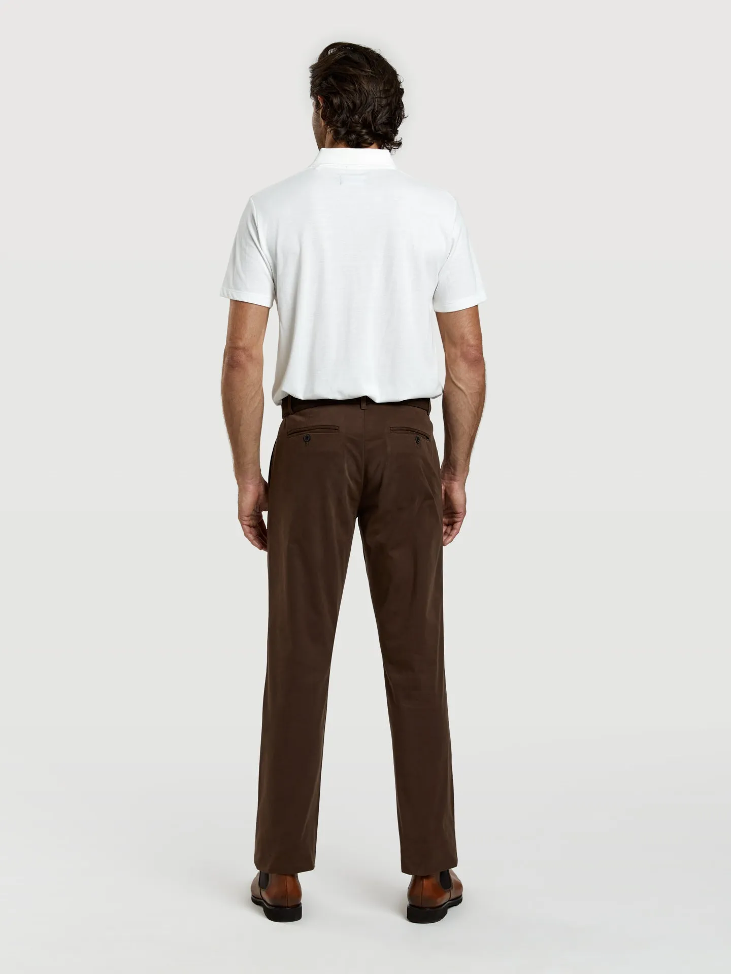 Regular fit basic chino trousers