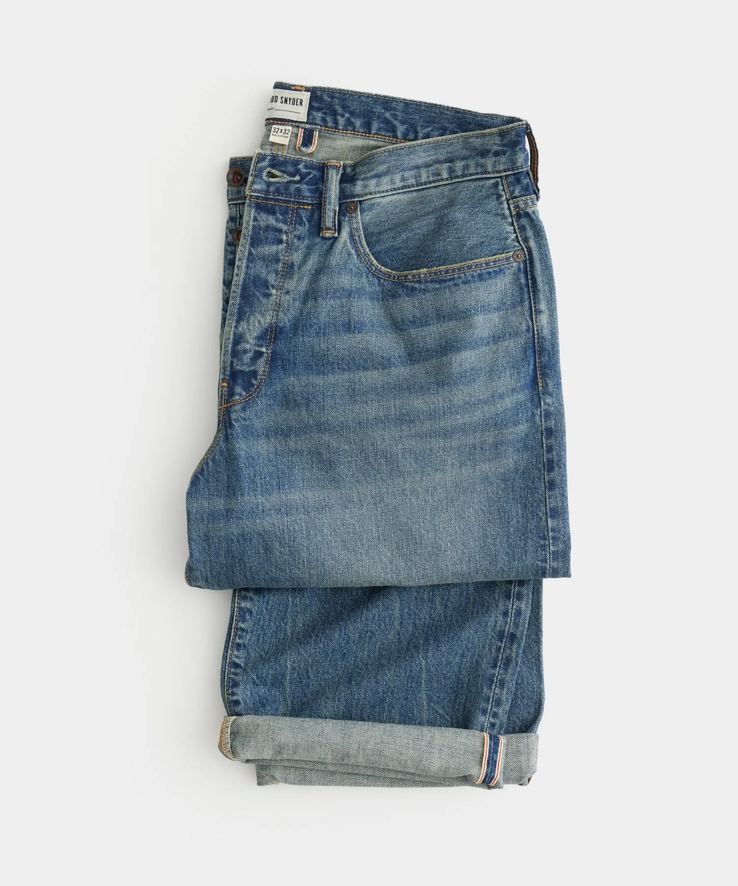 Relaxed Selvedge Jean in Worn Wash
