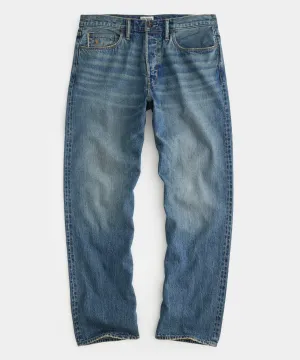 Relaxed Selvedge Jean in Worn Wash