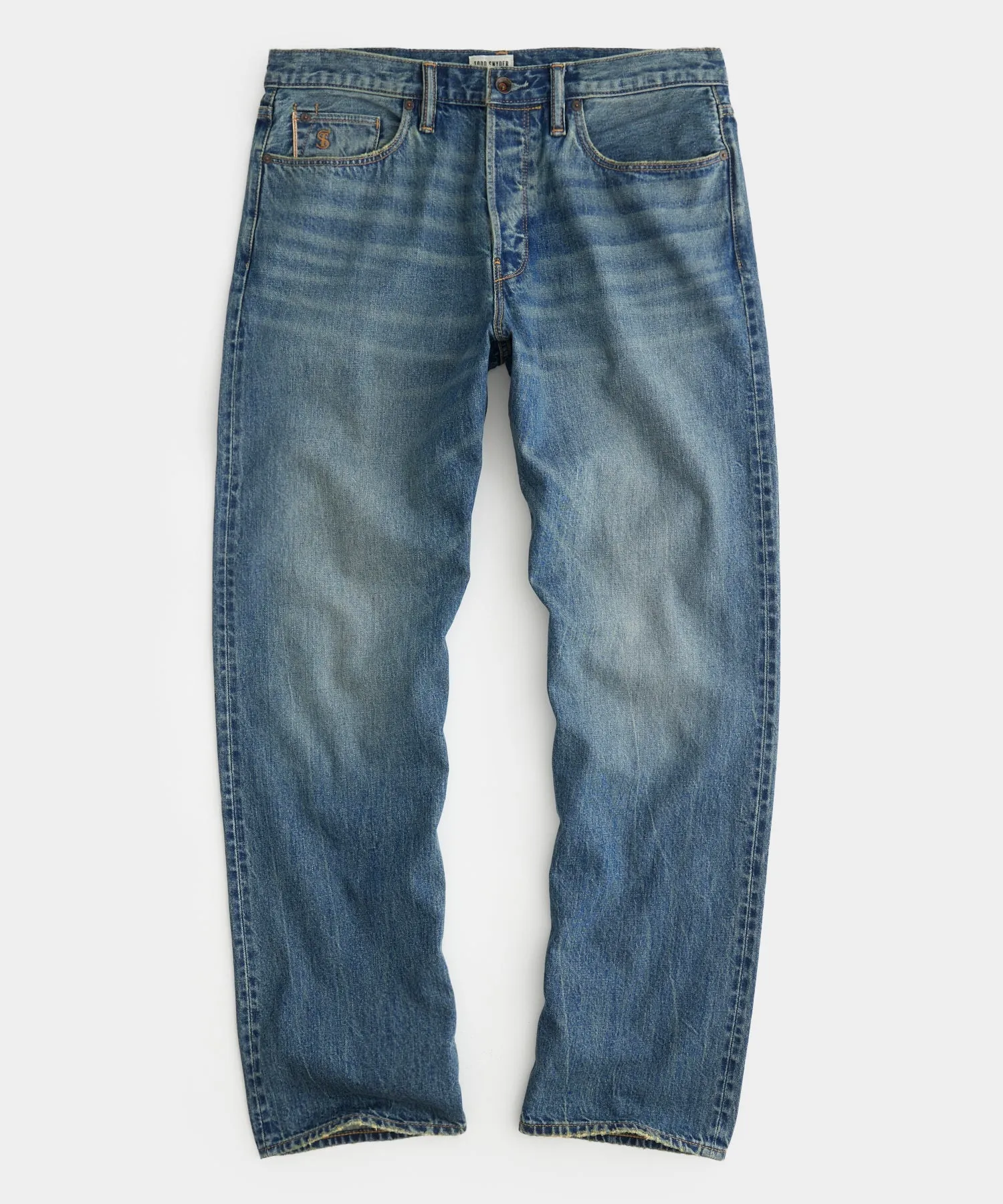 Relaxed Selvedge Jean in Worn Wash