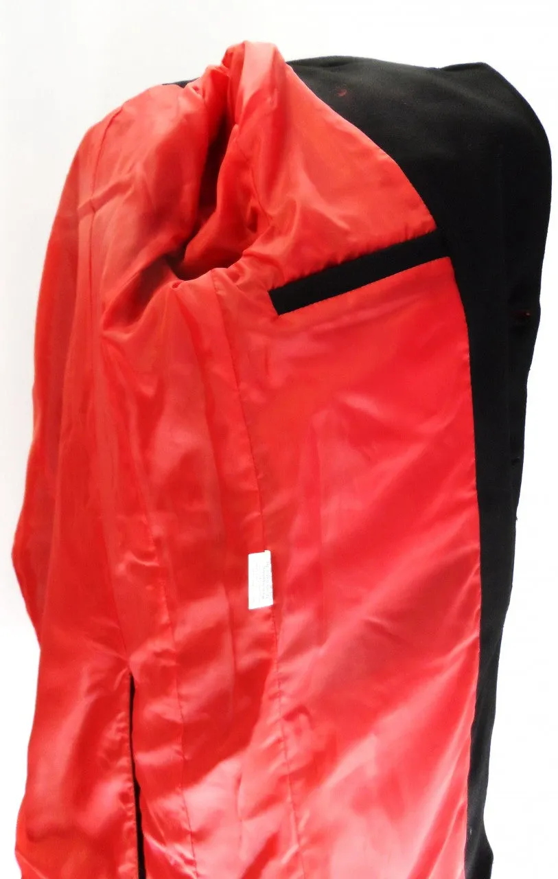 Relco Mens Mod Coat/Overcoat With Red Lining 80% Wool Original Cut