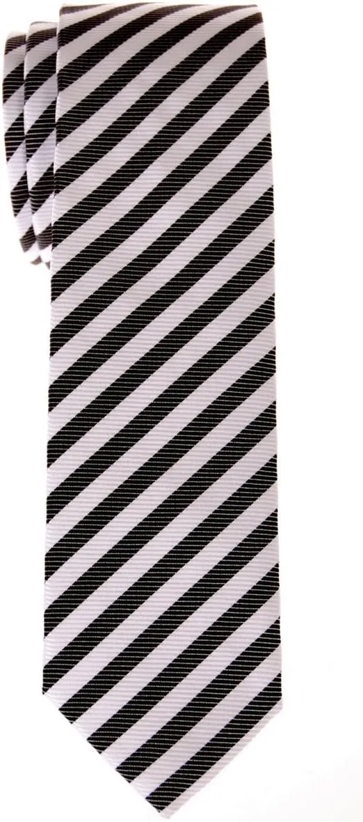 Retreez Striped Woven Skinny Tie Necktie