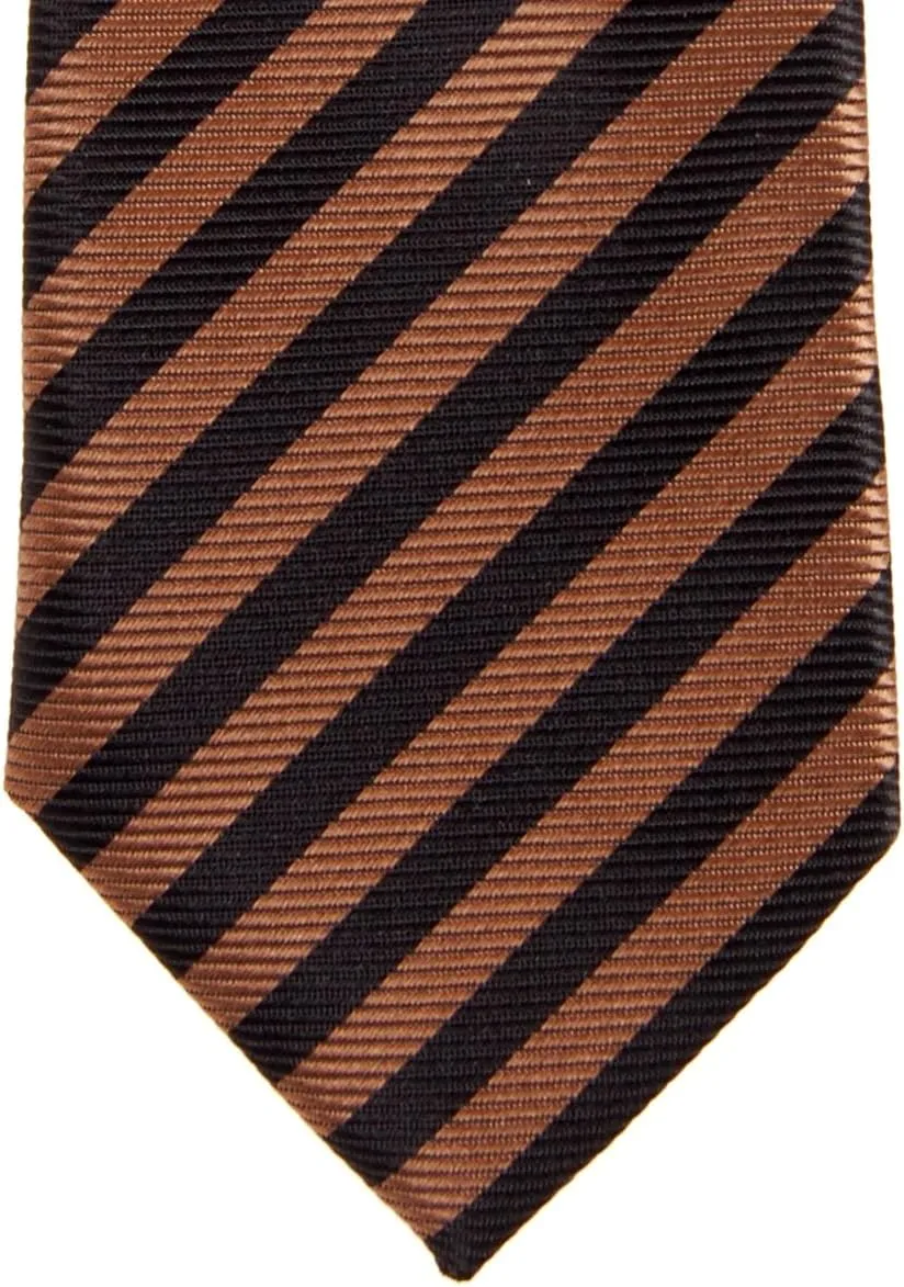 Retreez Striped Woven Skinny Tie Necktie