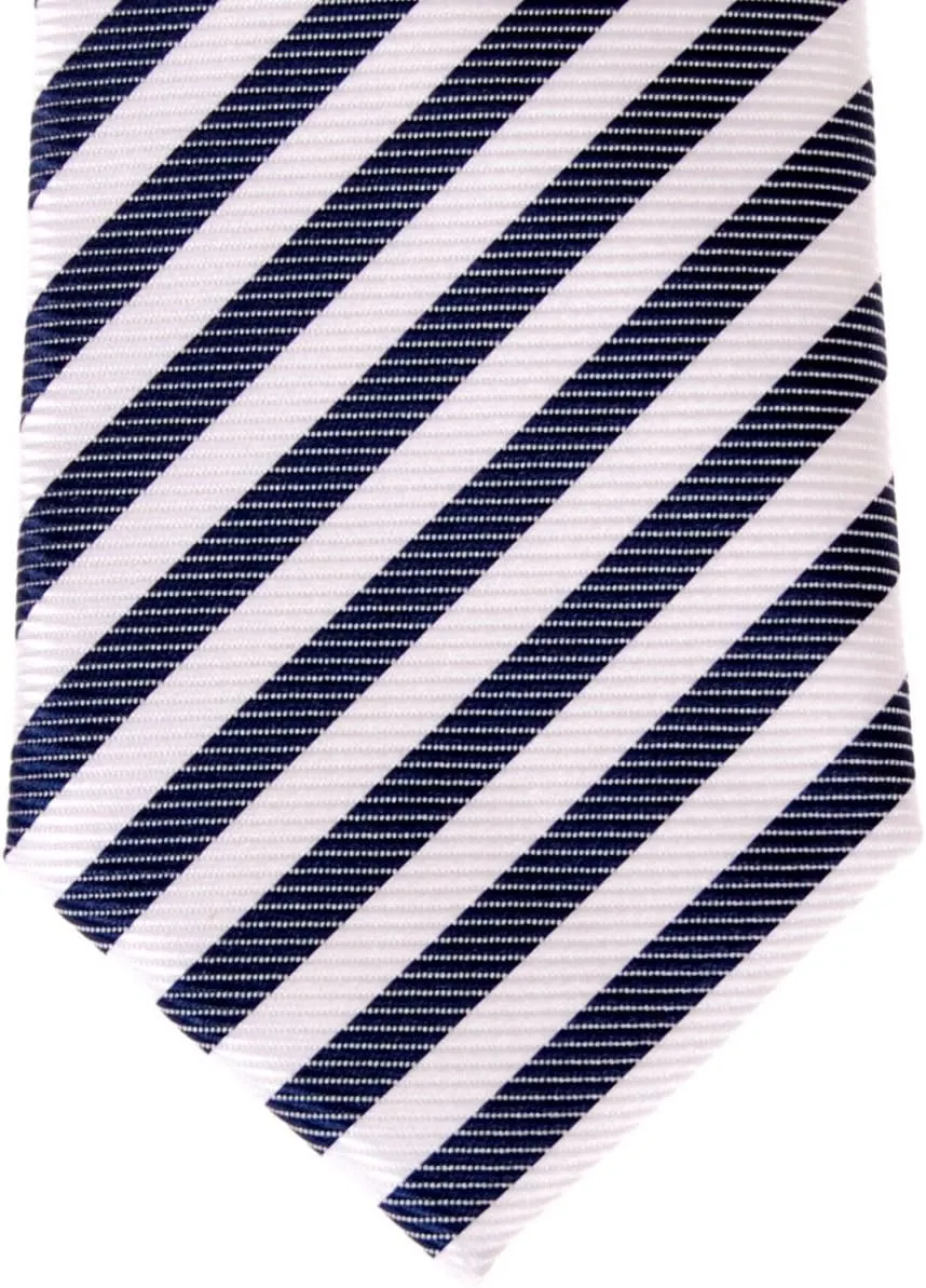 Retreez Striped Woven Skinny Tie Necktie