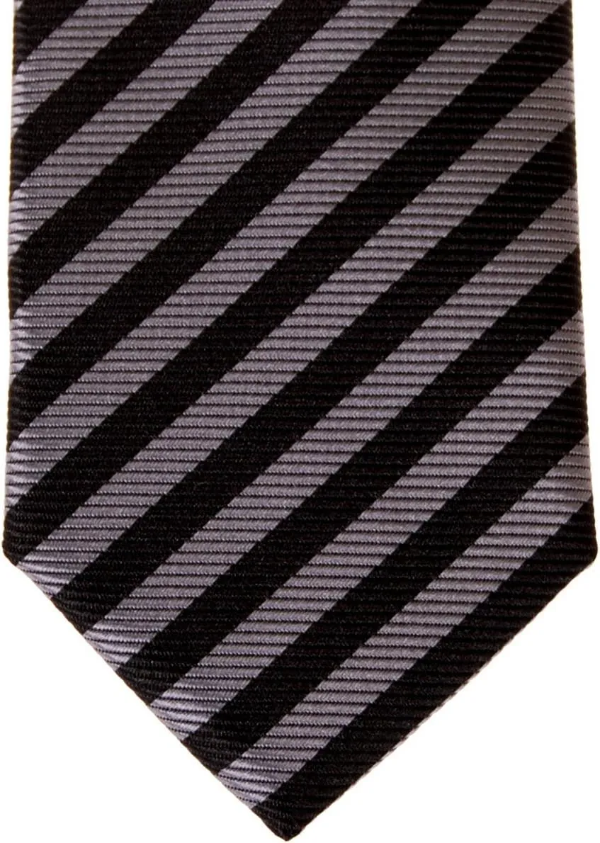Retreez Striped Woven Skinny Tie Necktie