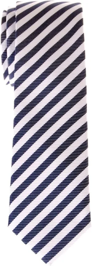 Retreez Striped Woven Skinny Tie Necktie