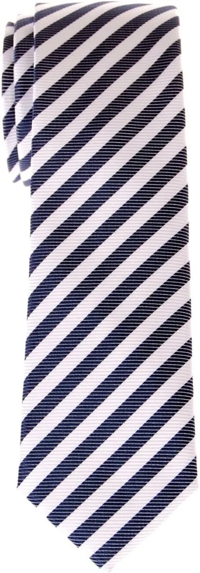 Retreez Striped Woven Skinny Tie Necktie