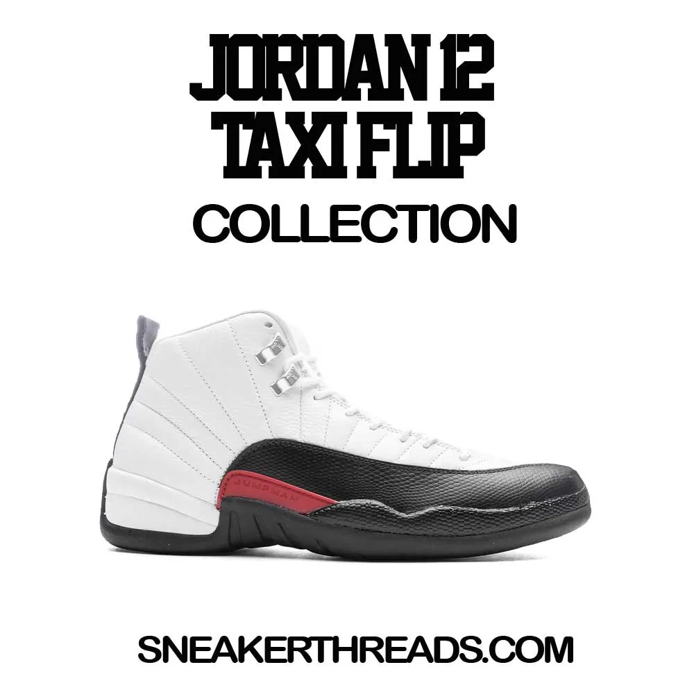 Retro 12 Taxi Flip On Fire Shirt