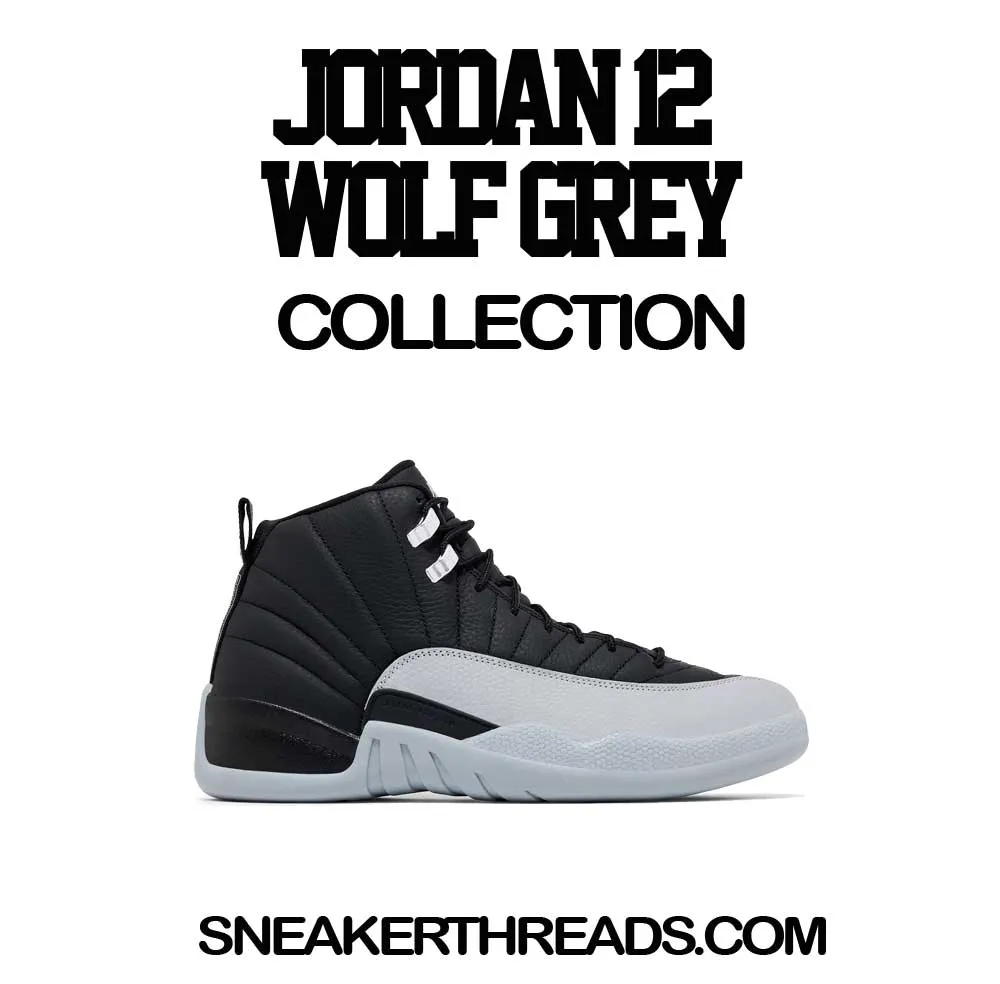 Retro 12 Wolf Grey Champion Mentality Shirt