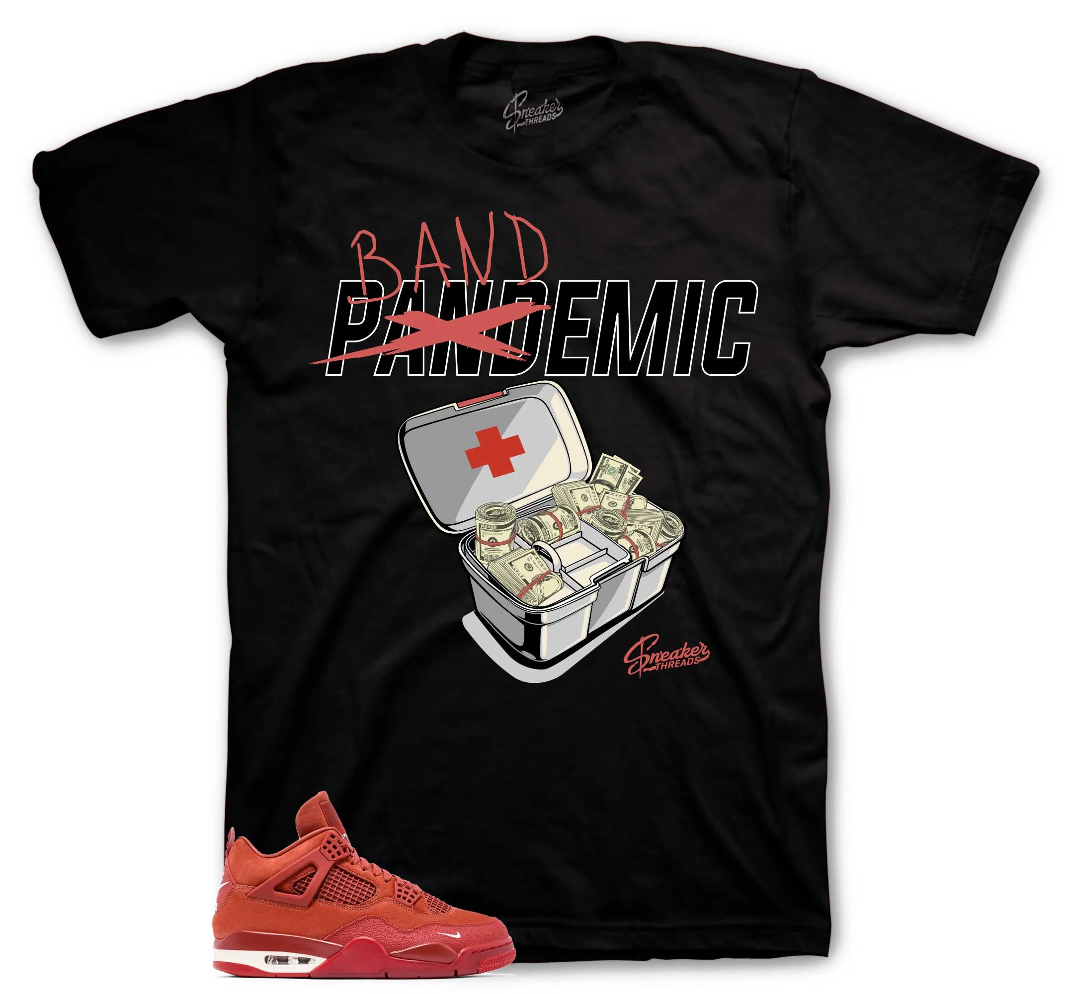 Retro 4 Brick By Brick Bandemic Shirt