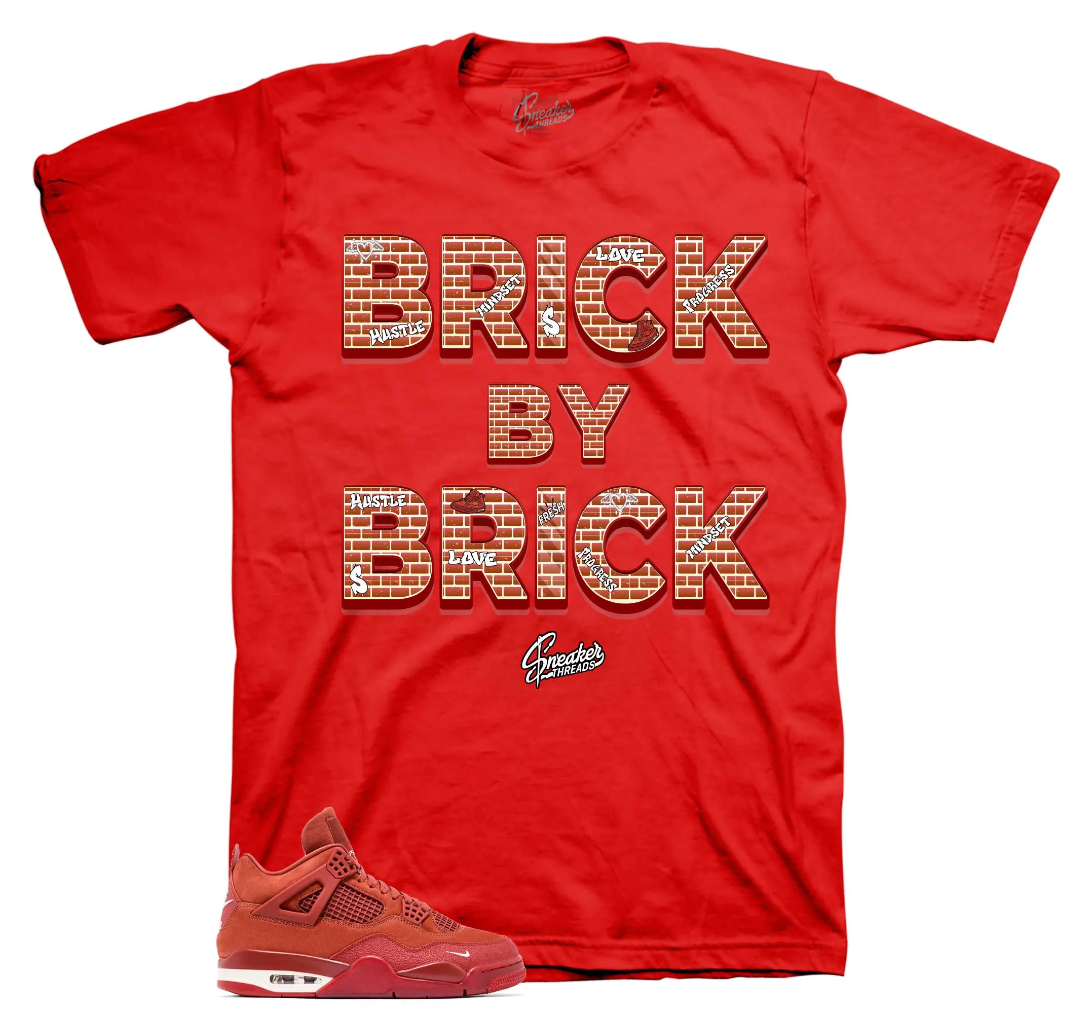 Retro 4 Brick By Brick Wall Shirt