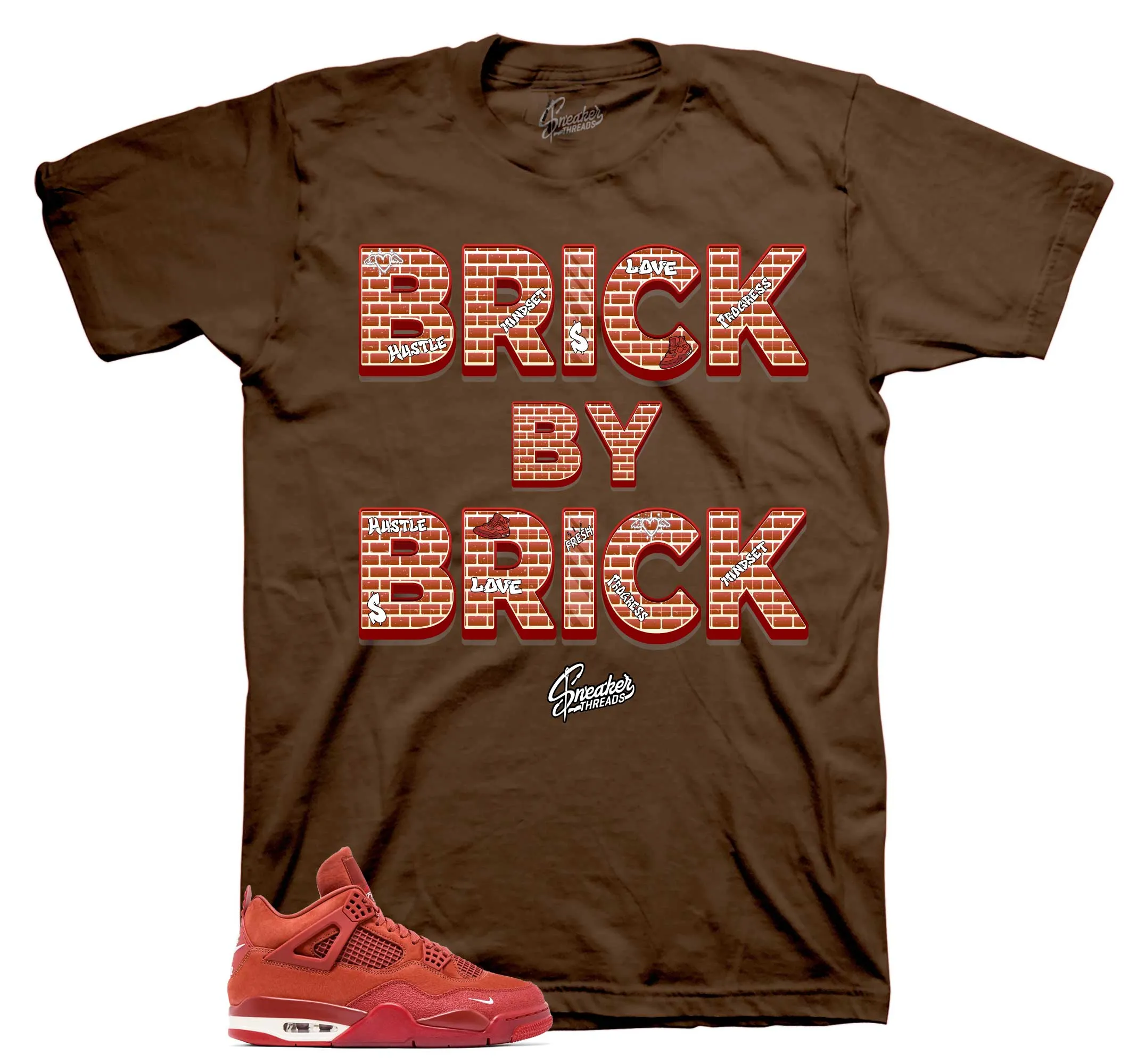 Retro 4 Brick By Brick Wall Shirt