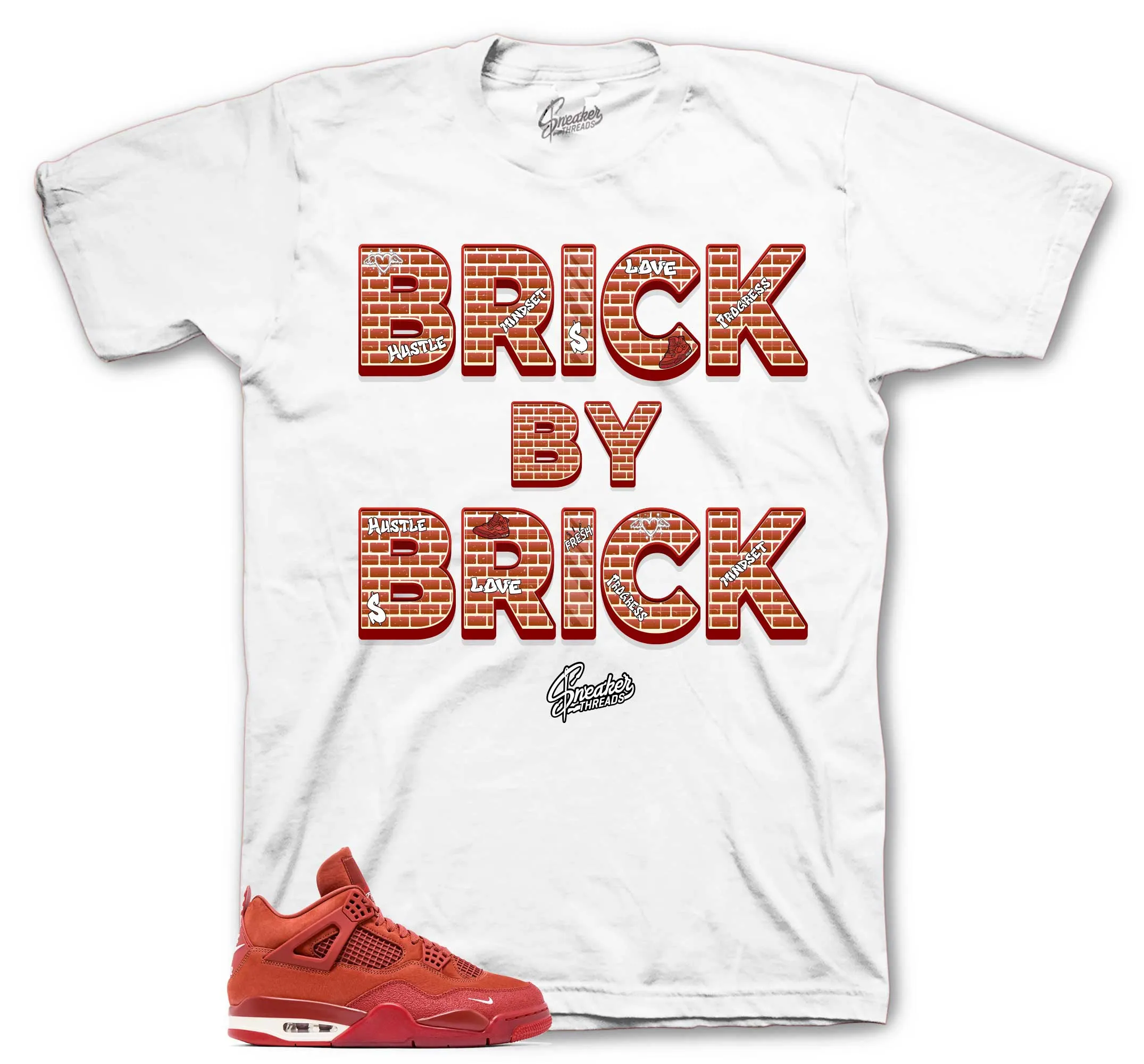 Retro 4 Brick By Brick Wall Shirt