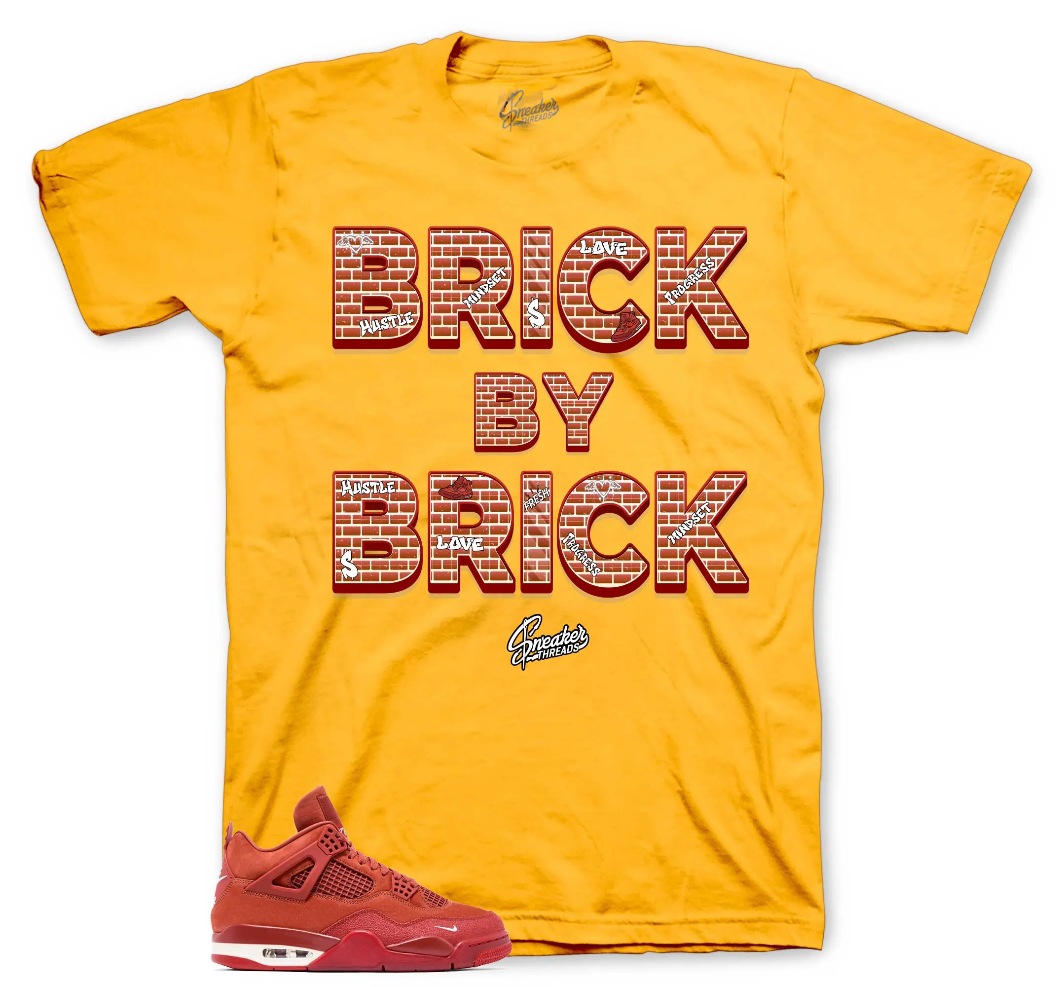 Retro 4 Brick By Brick Wall Shirt